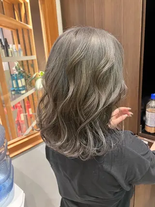 セミロング カラー 🌻井上 マリー🌻のヘアスタイル