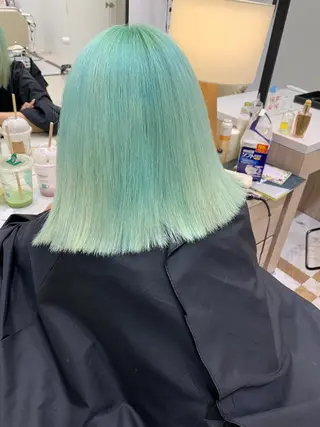 ミディアム カラー 韓国風/顔周りカット /髪質改善RYOTAのヘアスタイル