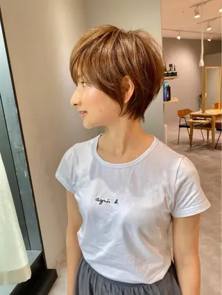 ショート 🌈銀座、ボブ ショート🌈にっしーのヘアスタイル