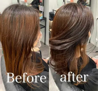 セミロング 【酸性ストレート】 宮下和明のヘアスタイル