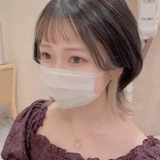 ショート カラー 韓国レイヤー×モテ髪 /MITSUKI🤍のヘアスタイル