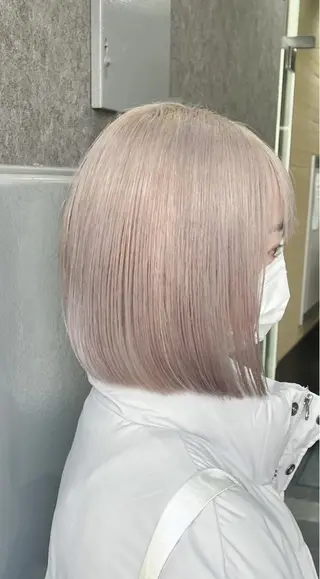 ミディアム 🌈モテ色 村上のぶきのヘアスタイル