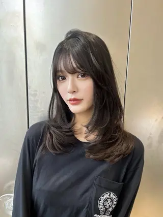 ミディアム カラー 🩷韓国ヘア/ミディ アム🩷Maikaのヘアスタイル