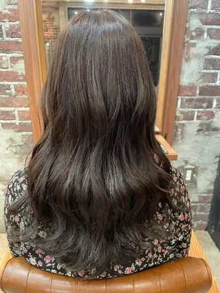セミロング カラー 藤木 雅俊のヘアスタイル
