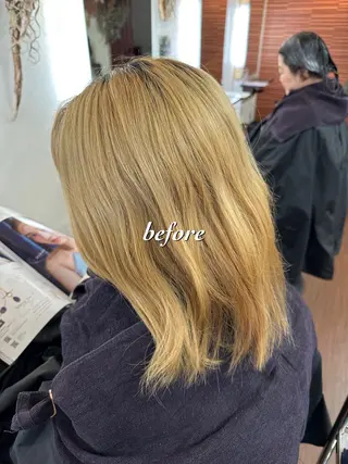 ミディアム カラー インナーカラー指名 No.1菊池柊真のヘアスタイル