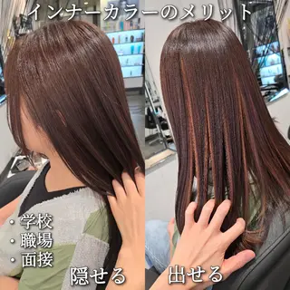 ロング カラー LEE HANAのヘアスタイル