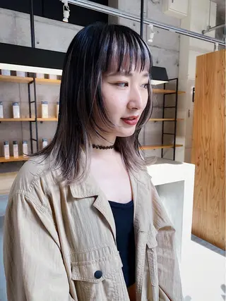 セミロング son hair HIROEのヘアスタイル