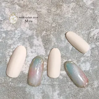 ネイル myu天神店 かえでのネイルデザイン
