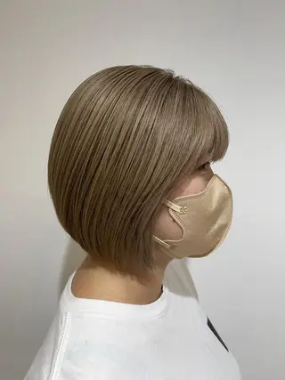 ショート カラー 斉藤 翔平のヘアスタイル