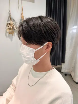 ミディアム メンズ 柳澤 和也のヘアスタイル