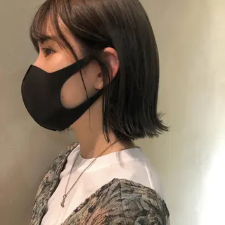 ミディアム 原 菜帆のヘアスタイル