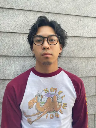 ミディアム パーマ メンズ 🔱メンズパーマ特化 🔱山下和輝のヘアスタイル