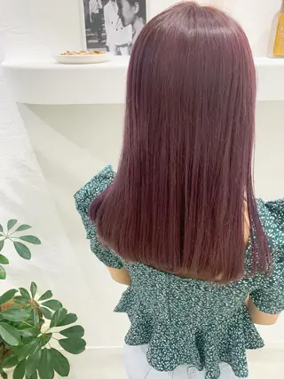ロング カラー 顔周りレイヤー 🎀マリノのヘアスタイル