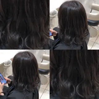 ミディアム カラー mahiro 🦎のヘアスタイル