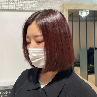 ショート カラー ハイトーン🦄ネイル 💞のぶちのネイルデザイン