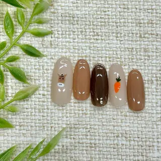 ネイル ⭐︎休業中の練習⭐︎ JNA認定講師髙橋のネイルデザイン