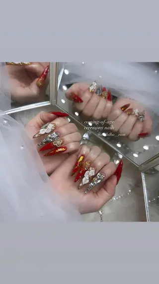 ネイル 加納 莉音のネイルデザイン