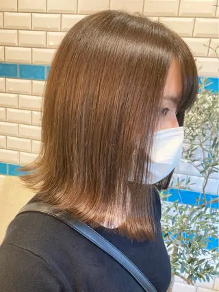 ミディアム カラー Loom .by Sea  ルームバイシー所属・レイヤー/前髪/ 韓国/CHIHIROのヘアスタイル