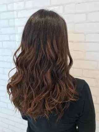ロング カラー 中川 拓弥のヘアスタイル