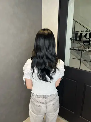 ロング 【カラー・縮毛矯正】 大高結人のヘアスタイル