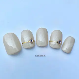 ネイル BABELバベル所属・江戸川橋✨BABEL 【バベル】大人可愛いのネイルデザイン