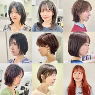 ショート カラー パーマ 田中雄二 新潟駅南/BAEのヘアスタイル