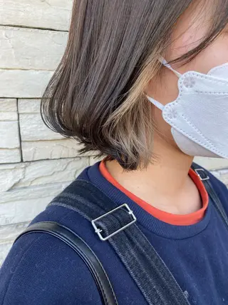 ショート カラー 透明感カラーブリーチ 🌼シゲモトアヤ🌼のヘアスタイル