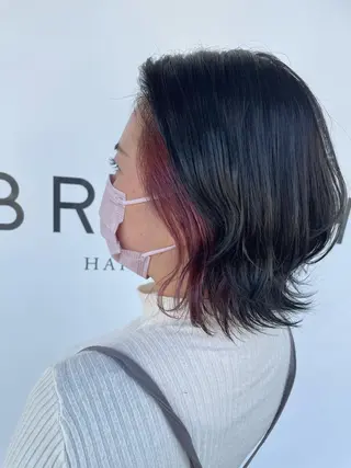 ミディアム 佐藤 由依/透明感カラーのヘアスタイル