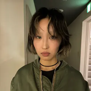 ショート カラー トレンドボブ /ミリヤのヘアスタイル