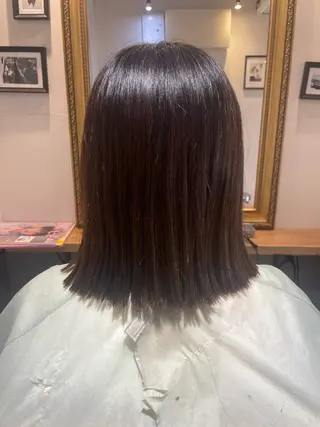 ミディアム 田中 志織のヘアスタイル