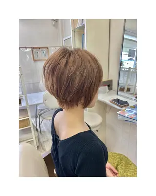 ショート カラー ヘアー    アンド  フェイス  Lien所属・橋口 千裕のヘアスタイル