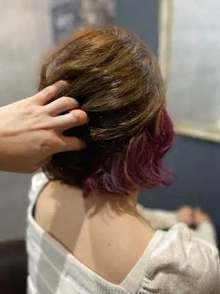 カラー 小山 悦宏のヘアスタイル