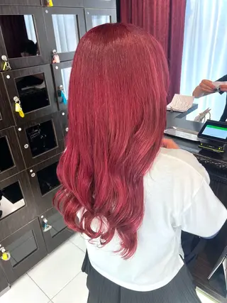 ロング 🖤デザインカラー❤ kana🖤のヘアスタイル