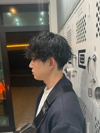 パーマ メンズ 当日予約⭕️ fifth渋谷太田のヘアスタイル