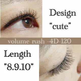 マツエク・マツパ 大下 蓉奈のマツエク・マツパデザイン