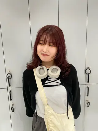 ミディアム カラー hana _のヘアスタイル