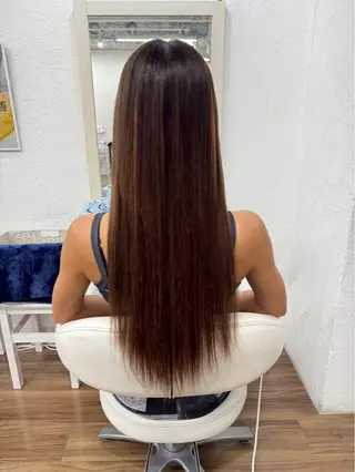 ロング カラー GLOSS 心斎橋 山上のヘアスタイル