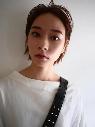 ショート Batta所属・坂上 岳のヘアスタイル