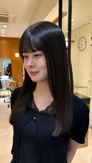 ロング サイトウ　ナミ /無料カットモデルのヘアスタイル