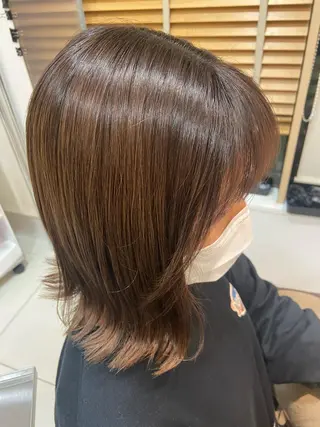 ミディアム カラー なつな/ 透明感カラーのヘアスタイル