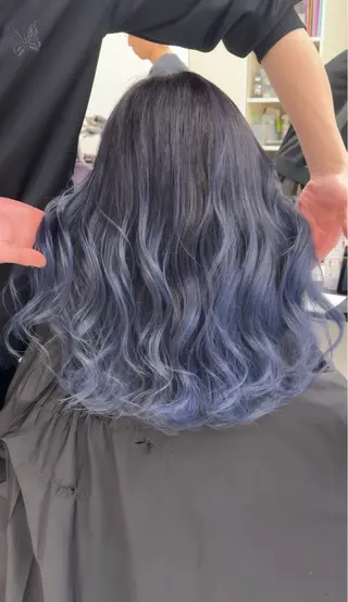 ロング カラー Rikuto/原宿 /バレイヤージュのヘアスタイル