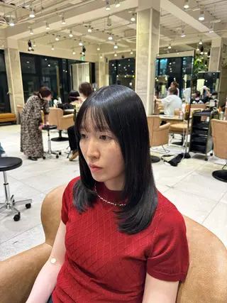 ミディアム ボブ/ショート/山見 陽のヘアスタイル