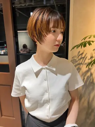 ショート momo 岡崎のヘアスタイル