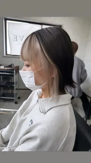 ミディアム REVE所属・馬場  麻応のヘアスタイル