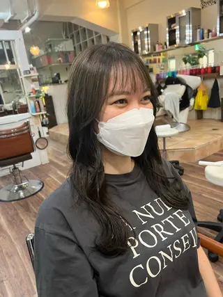 ロング カラー 🌻透明感カラー🌻 阿井希良梨のヘアスタイル