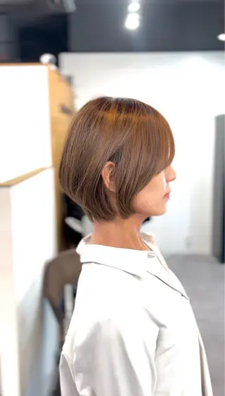 ショート カラー 表参道【髪質改善】 宮嶋勇太のヘアスタイル