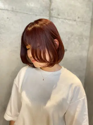 ミディアム カラー ヘアアレンジ mina 🌷のヘアスタイル