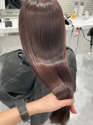 ロング カラー 暗め🩶寒色🩶 お洒落に✨/円香のヘアスタイル