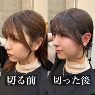 ロング カラー SALOWIN原宿AROA店所属・顔まわり神カット✂︎ 齋藤雄大【原宿】のヘアスタイル