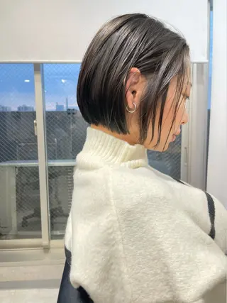 ショート 松井那津子 /ハイライトブリーチのヘアスタイル